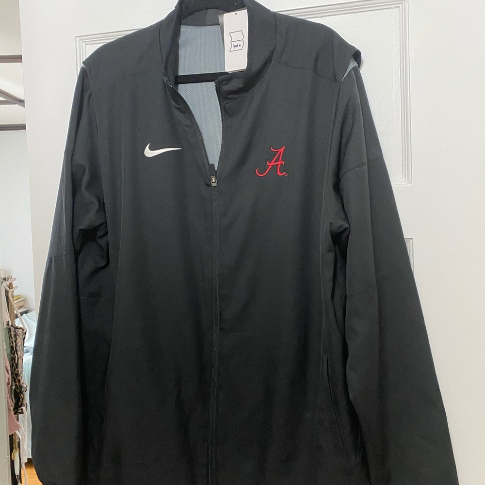 Black alabama nike dri fit jacket